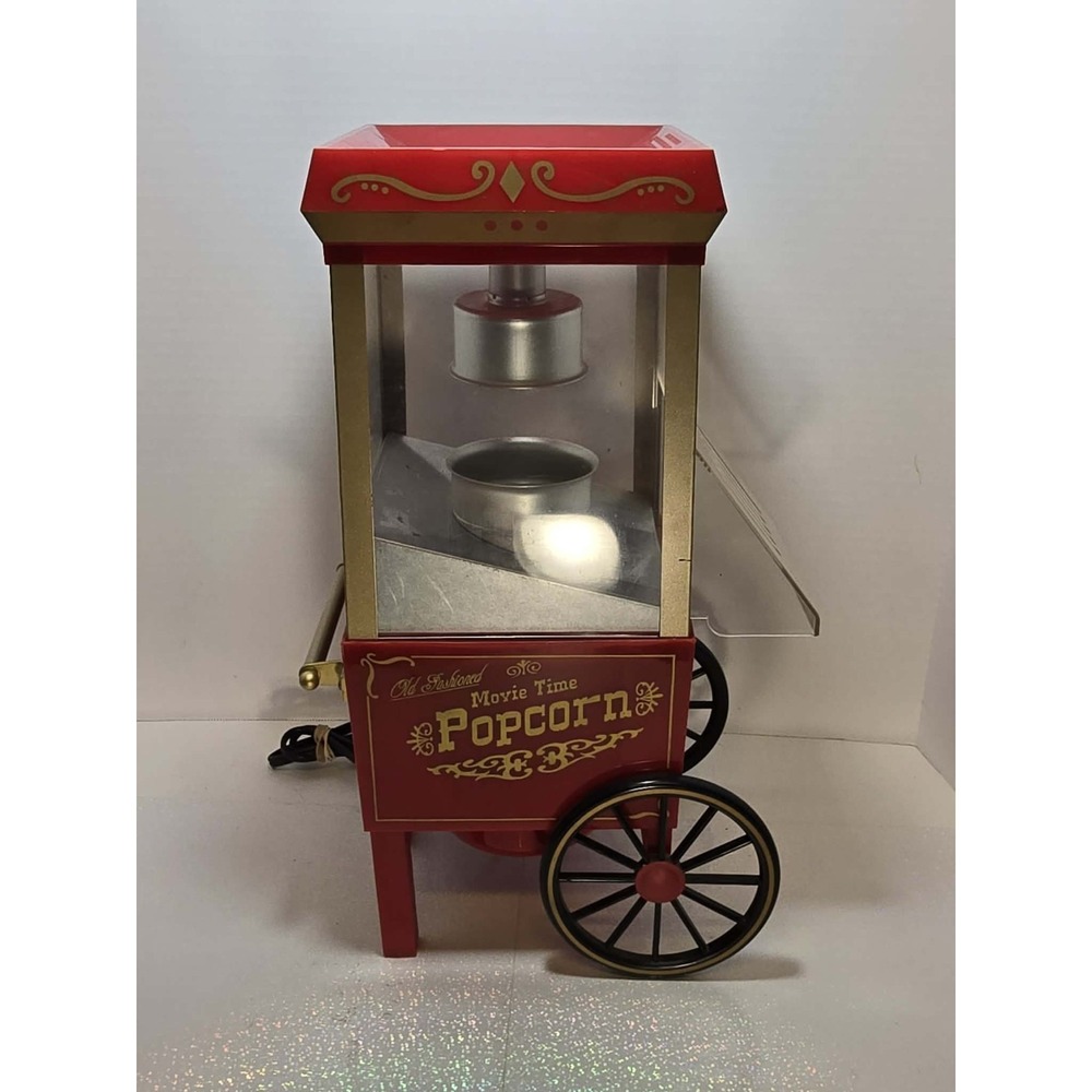 🍿 Nostalgia Electrics Old Fashioned Movie‎ Time Popcorn Maker EUC 🍿 Table Top